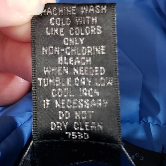 🩵Rafaella Blue Zippered Sleeveless Puffer Vest w/Pockets Medium - Picture 9 of 9